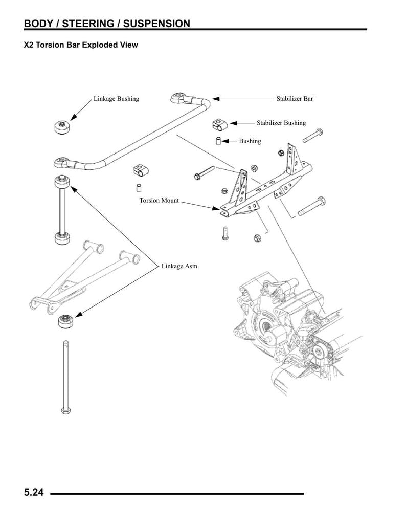 Polaris Sportsman 450 500 EFI X2 Service Manual 2007-2011 ATV service manual preview page 9