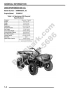 Polaris Sportsman 500 Service Manual 2009-2013 ATV Repair service manual preview page 5