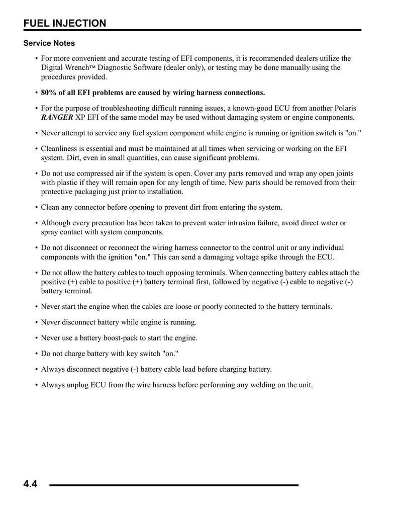 Polaris Ranger XP 700 4X4 6X6 Service Manual service manual preview page 10