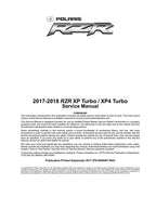 Polaris RZR XP Turbo XP4 Service Manual service manual preview page 2