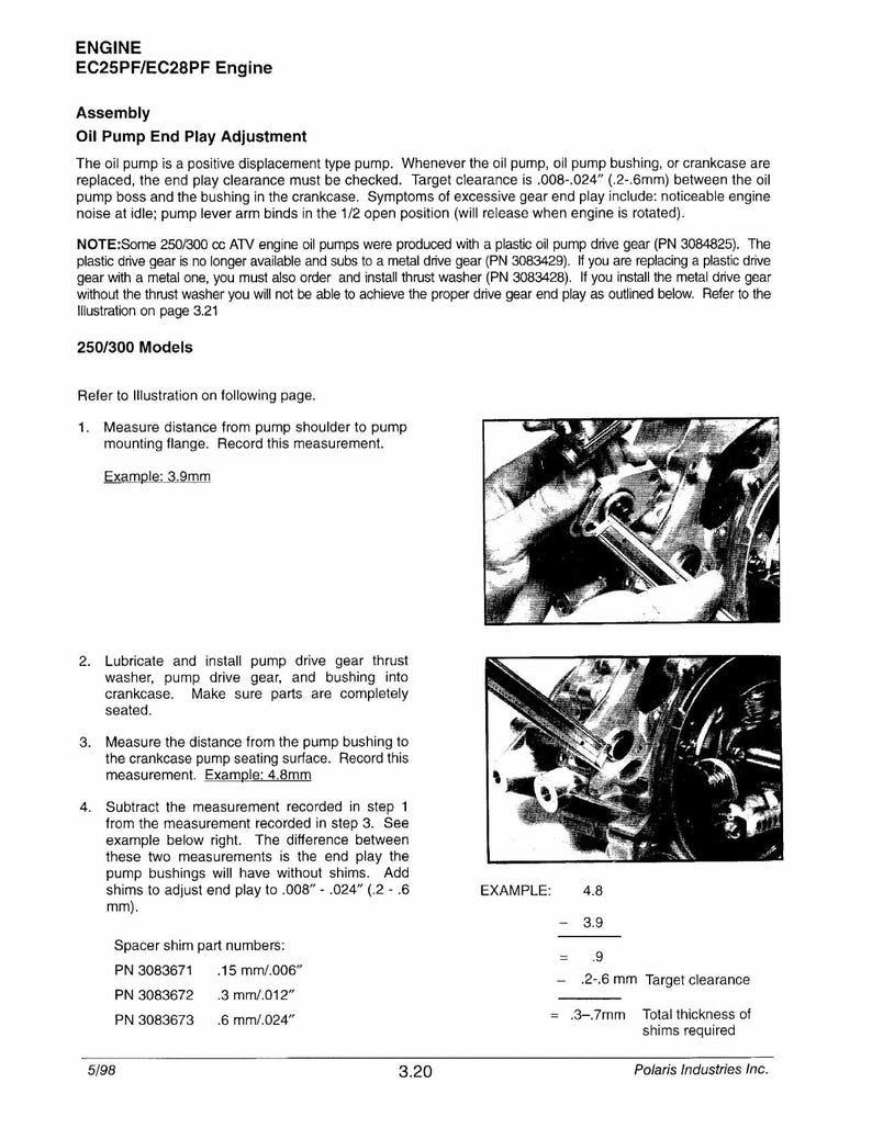 Polaris ATVs Service Manual service manual preview page 4