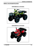 Polaris Sportsman 400 500 Service Manual 2001-2005 ATV service manual preview page 6