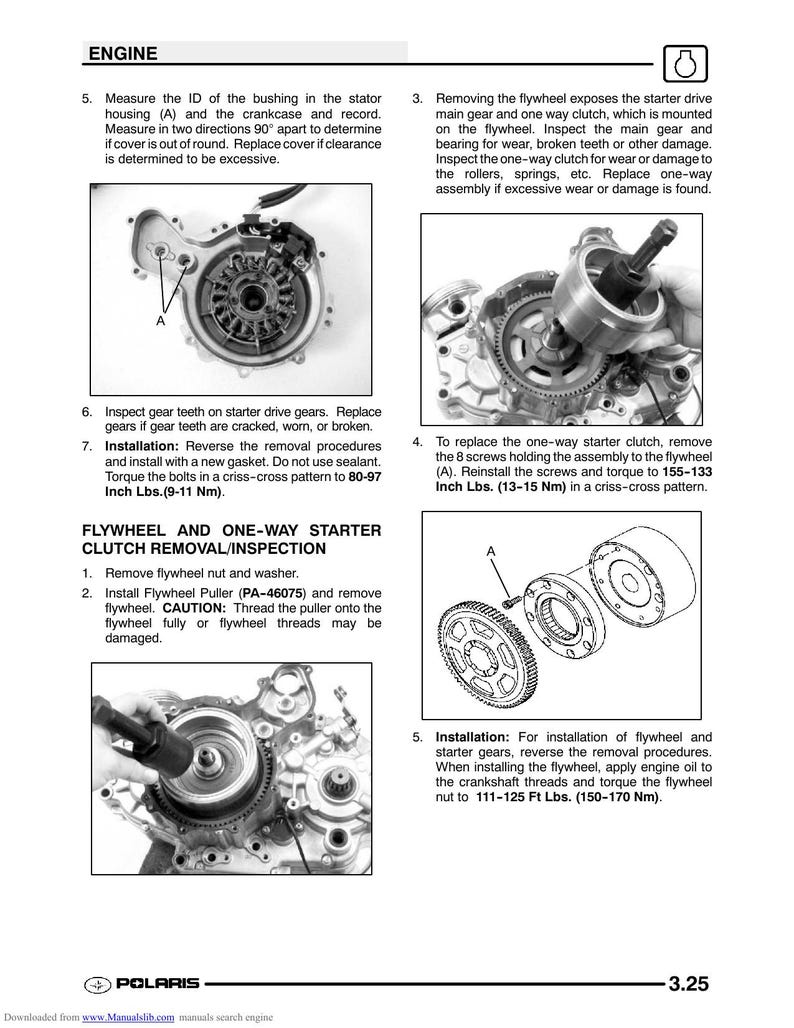 Polaris Predator 500 Service Manual service manual preview page 3