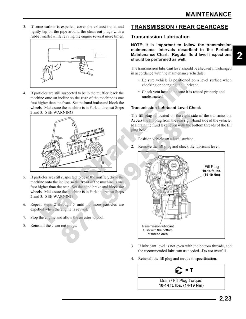 Polaris Ranger 500 2x4 Service Manual service manual preview page 8