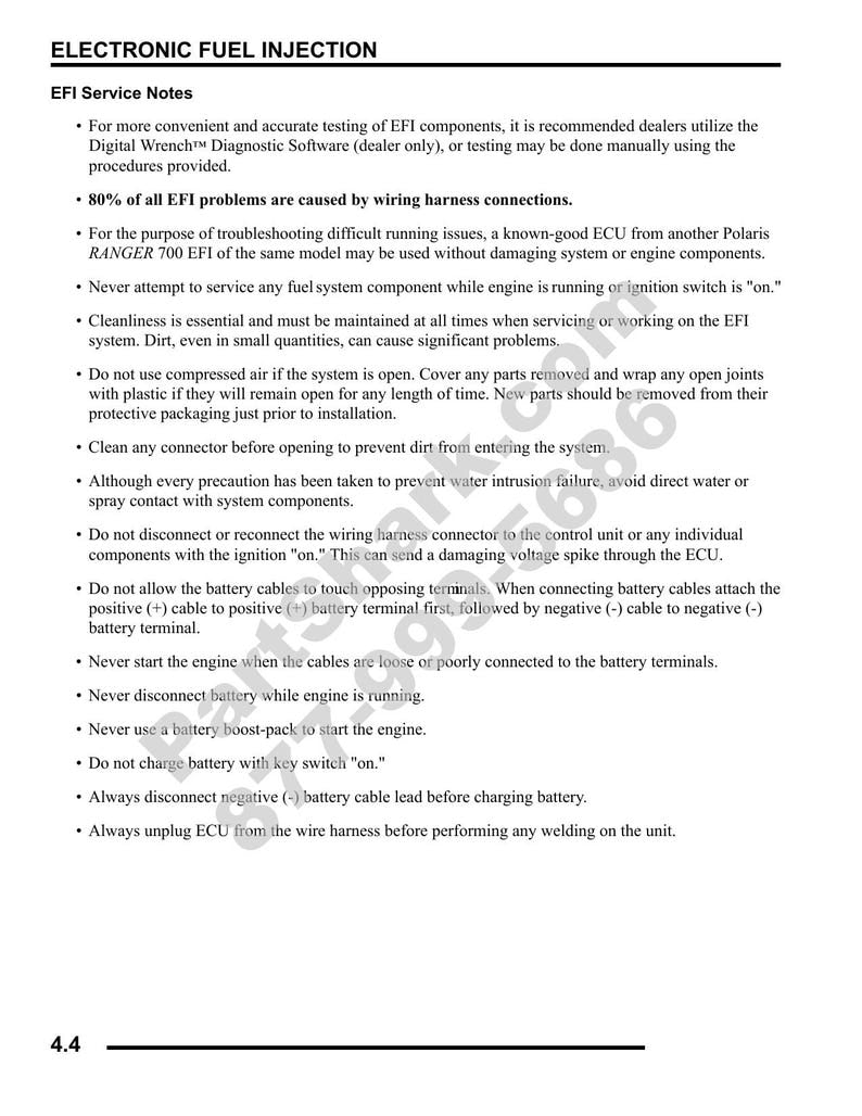 Polaris Ranger 700 XP HD 4x4 Service Manual service manual preview page 11