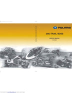 Polaris Trail Boss 330 Service Manual service manual preview page 2