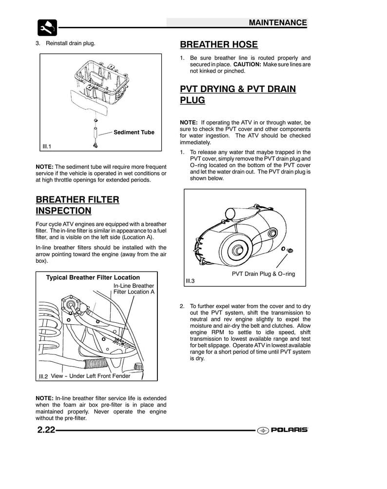 Polaris Sportsman 600 700 Service Manual service manual preview page 6