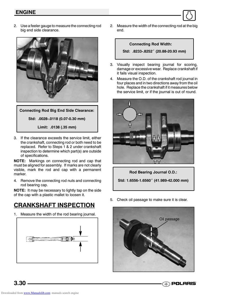 Polaris Trail Boss 330 Service Manual service manual preview page 3