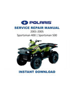 Polaris Sportsman 400 500 Service Manual 2001-2005 ATV PDF service repair manual cover