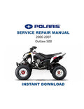 Polaris Outlaw 500 Service Manual PDF service repair manual cover