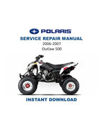 Polaris Outlaw 500 Service Manual PDF service repair manual cover