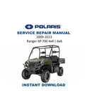 Polaris Ranger XP 700 4X4 6X6 Service Manual PDF service repair manual cover