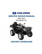 Polaris Sportsman 450 500 EFI X2 Service Manual 2007-2011 ATV PDF service repair manual cover