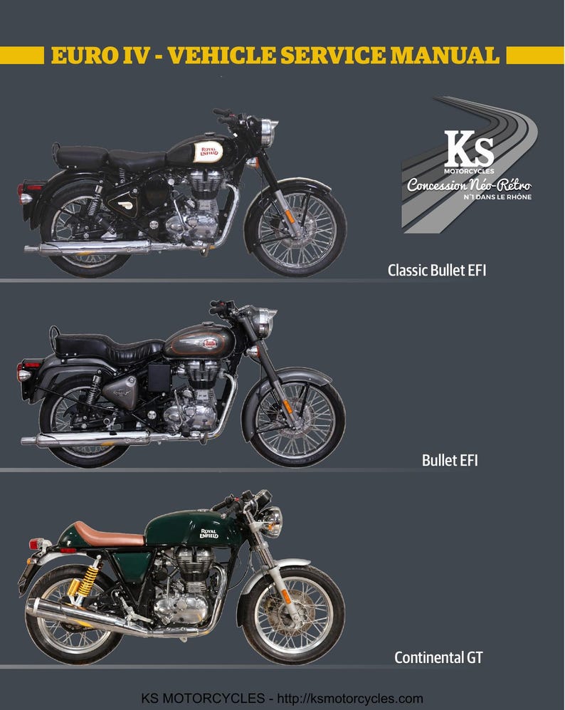 Royal Enfield Bullet Continental GT Service Manual service manual preview page 2