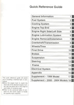 Kawasaki KLR250 Service Manual 1984-2004 Motorcycle Repair service manual preview page 3