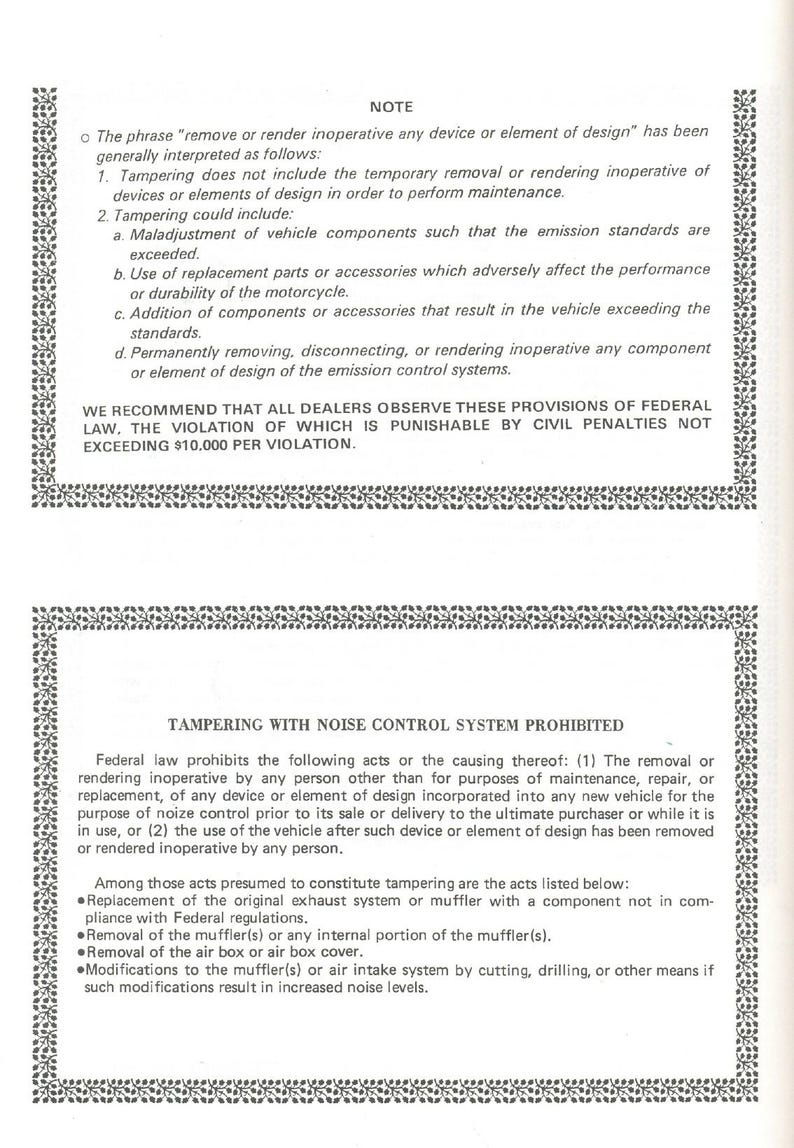 Kawasaki KLR250 Service Manual 1984-2004 Motorcycle Repair service manual preview page 7