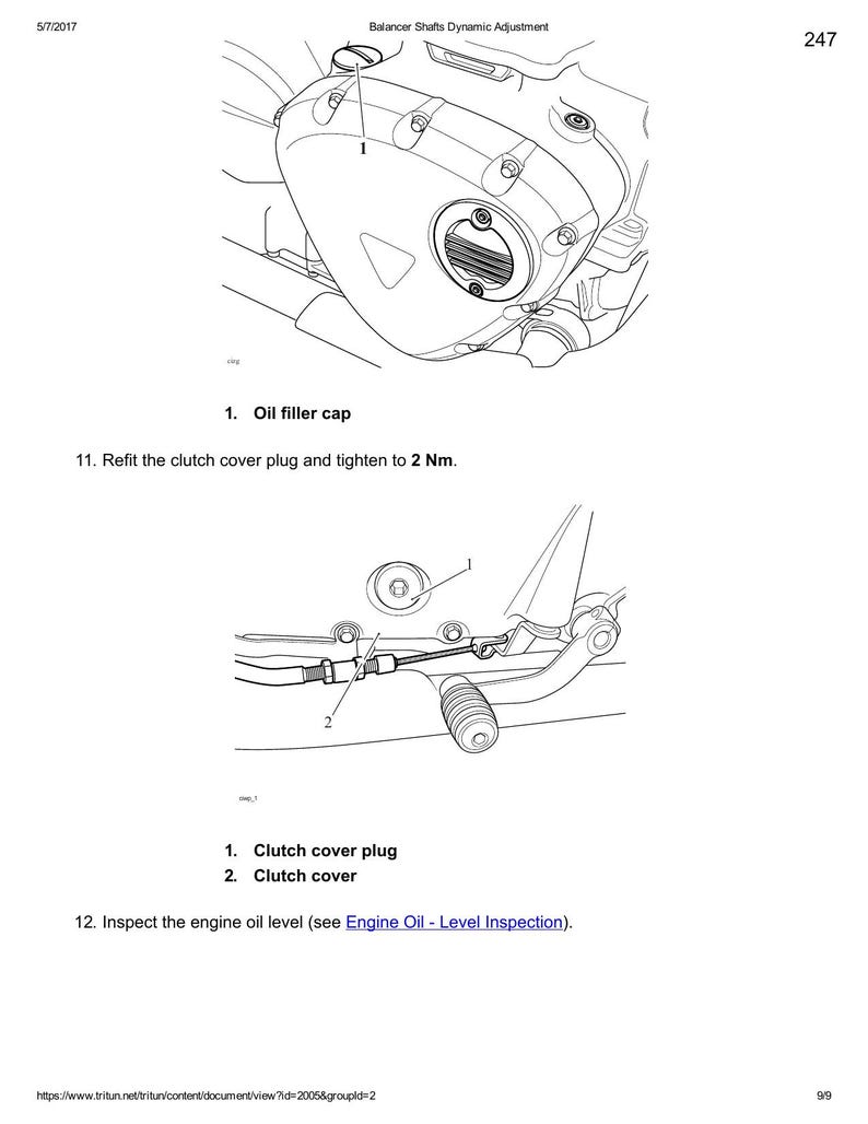 Triumph Thruxton R Service Manual service manual preview page 6