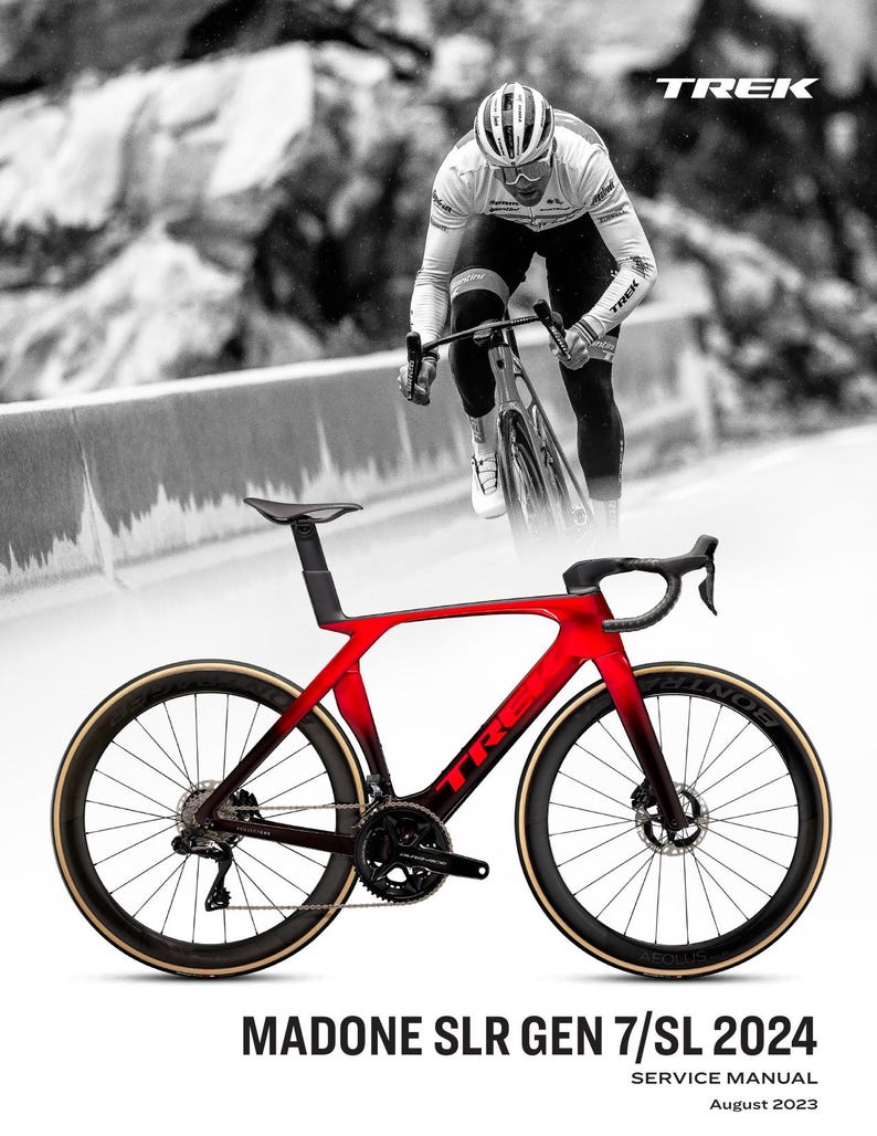 Trek Madone SLR Gen 7 SL Service Manual service manual preview page 2