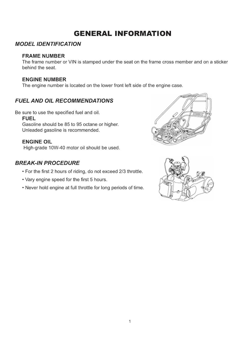 Maxxam 150 2R Buggy Service Manual service manual preview page 7