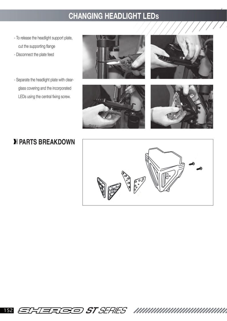 Sherco ST Series Trial Motorcycle Service Manual service manual preview page 11