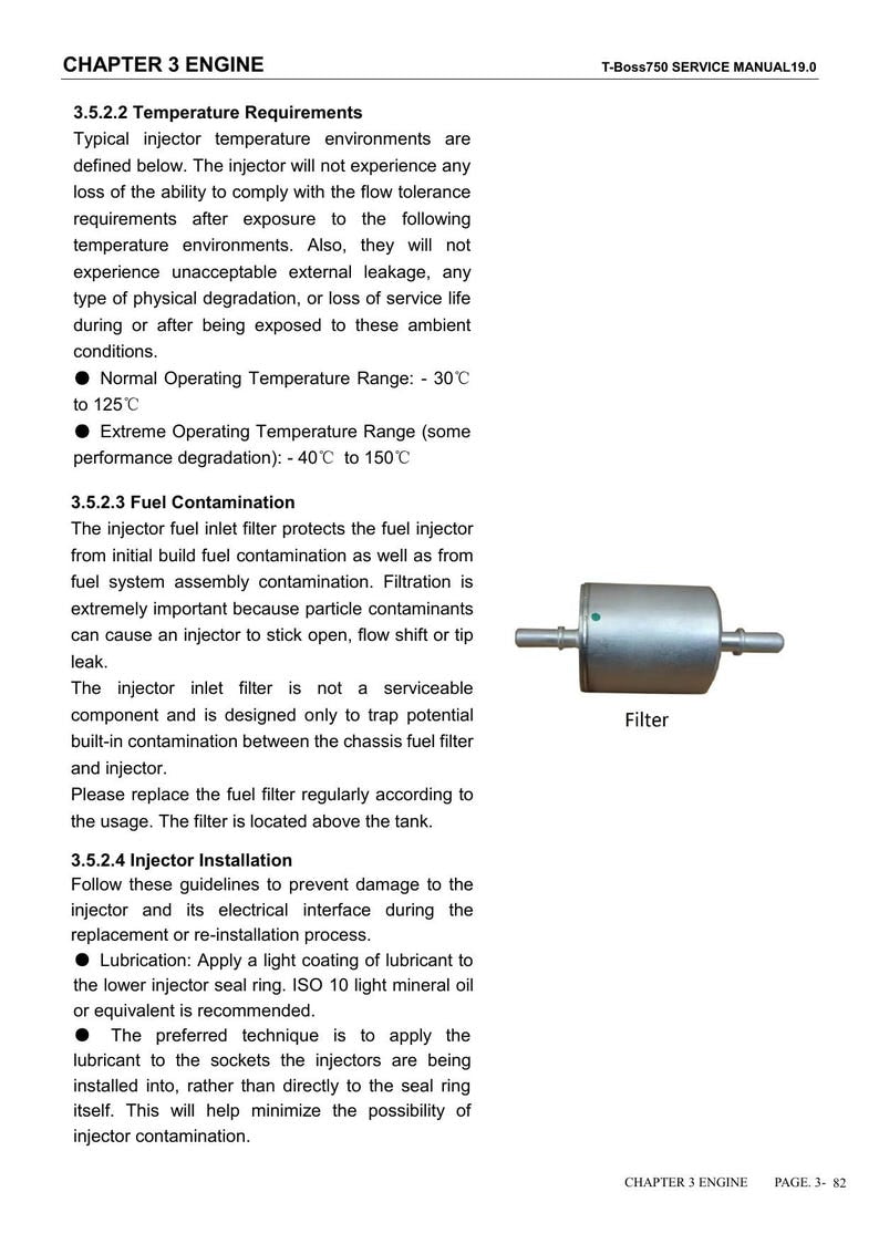 Linhai T-Boss 750 Service Manual 2019-2023 UTV Repair service manual preview page 8