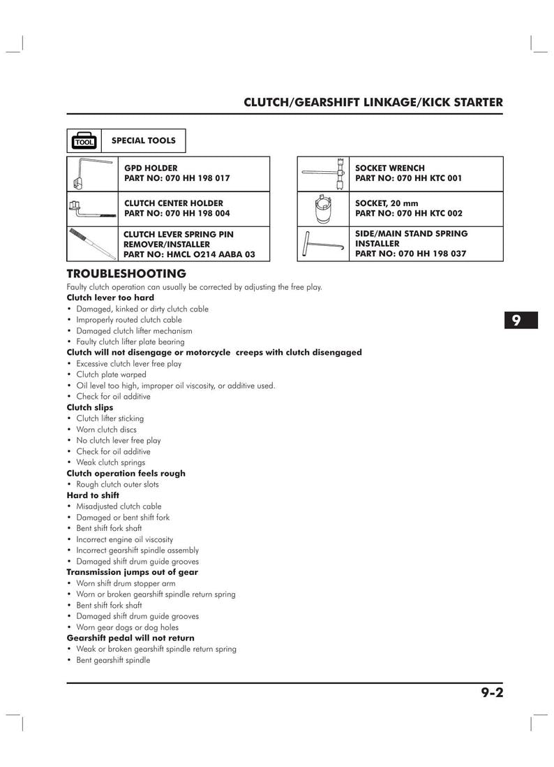 Hero Xpulse 200 200T Service Manual service manual preview page 6
