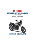 Hero Xpulse 200 200T Service Manual PDF service repair manual cover
