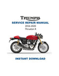 Triumph Thruxton R Service Manual PDF service repair manual cover
