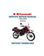 Kawasaki KLR250 Service Manual 1984-2004 Motorcycle Repair PDF service repair manual cover
