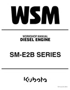 Kubota SM-E2B Diesel Engine Service Manual service manual preview page 2