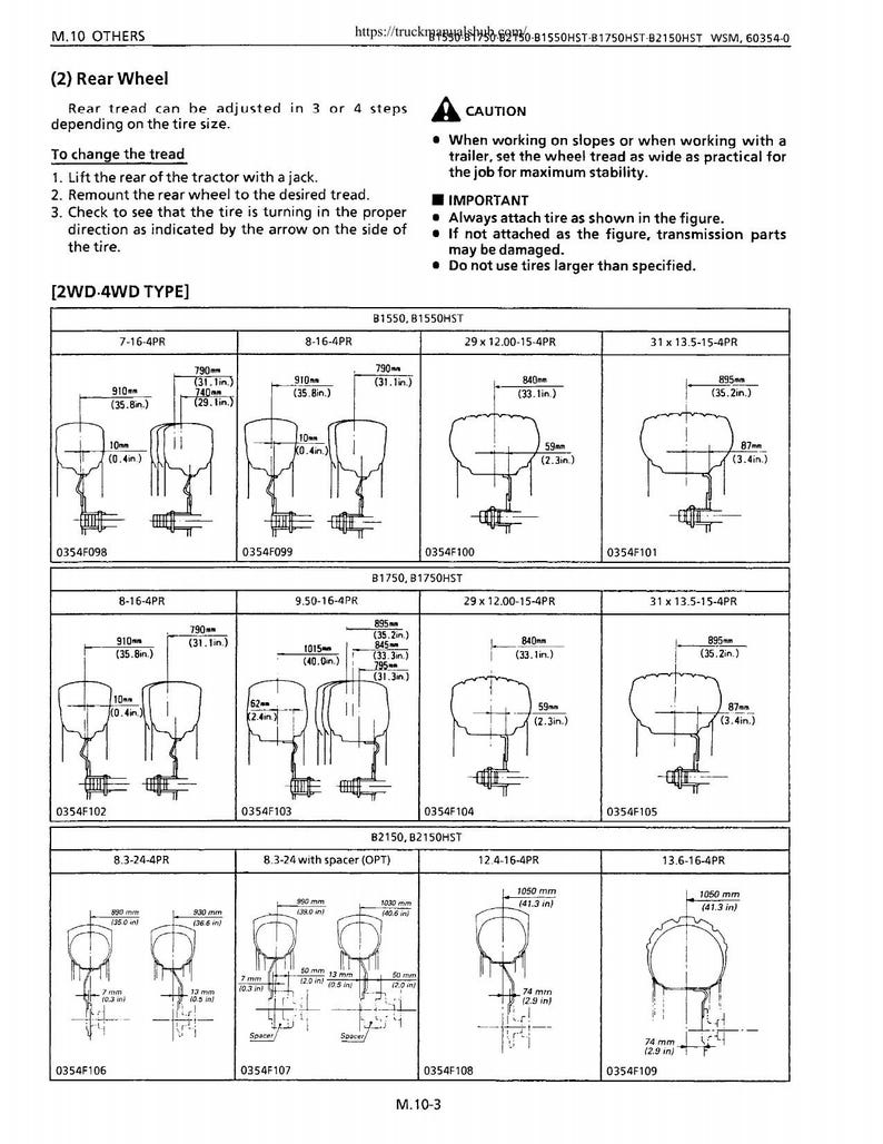 Kubota B1550 B1750 B2150 HST Tractor Service Manual service manual preview page 5