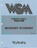Kubota B6200HST B7200HST Tractor Service Manual service manual preview page 2
