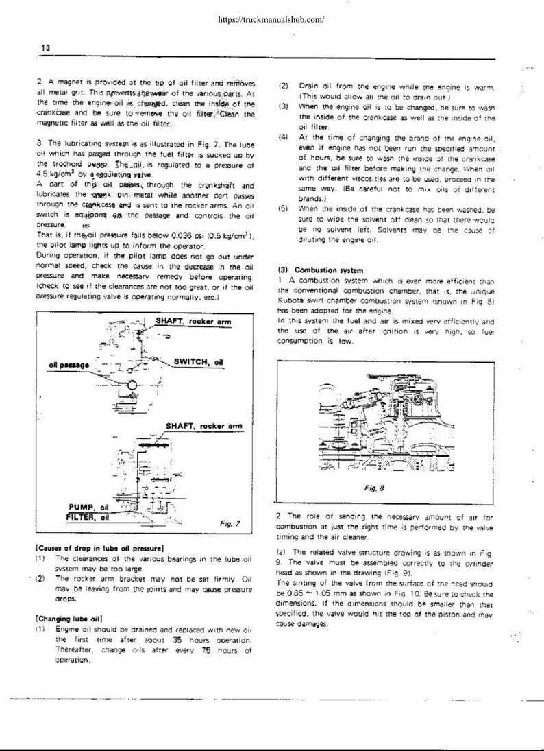 Kubota B6000 Tractor Service Manual service manual preview page 8