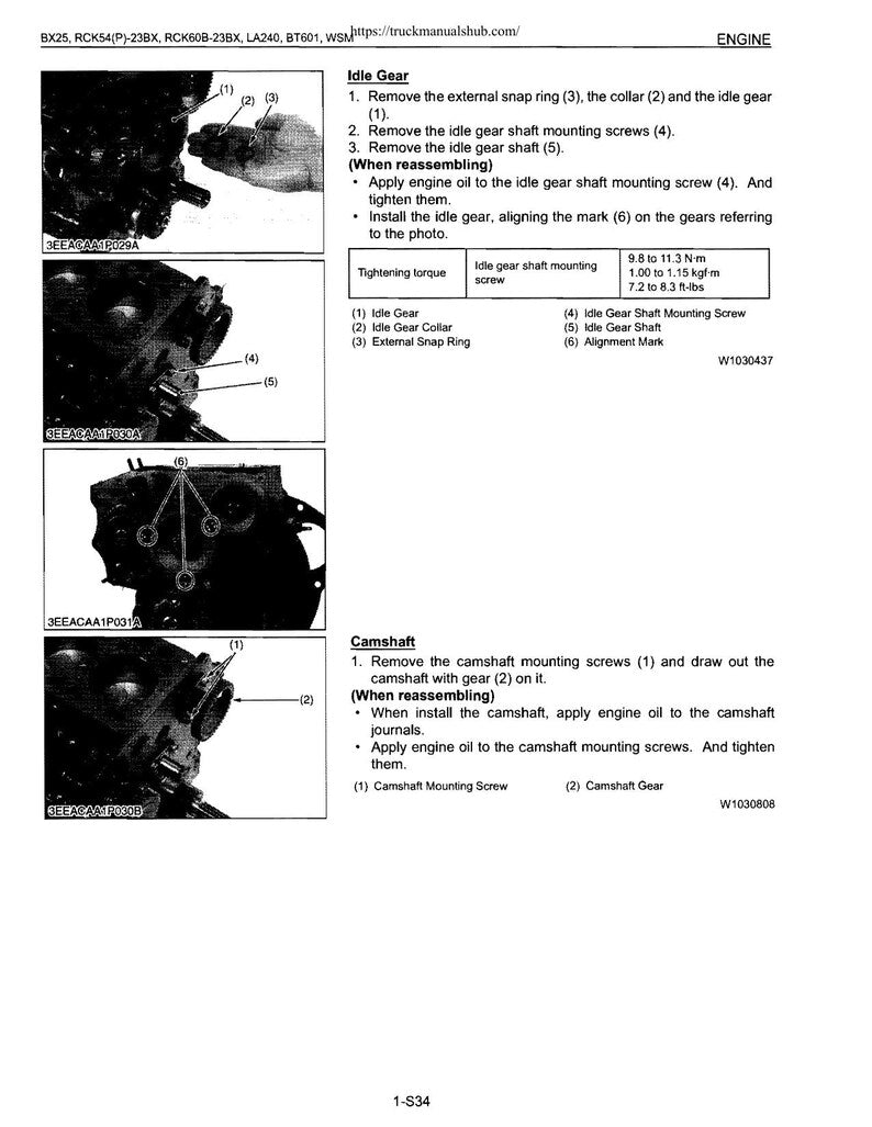 Kubota BX25 LA240 BT601 Service Manual 2007-2011 Compact Tractor service manual preview page 5