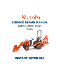Kubota BX23S LA340 BT603 Service Manual 2017-2021 Tractor PDF service repair manual cover