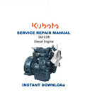 Kubota SM-E2B Diesel Engine Service Manual PDF service repair manual cover