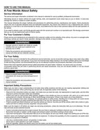 Honda CB750 Hornet Service Manual service manual preview page 10