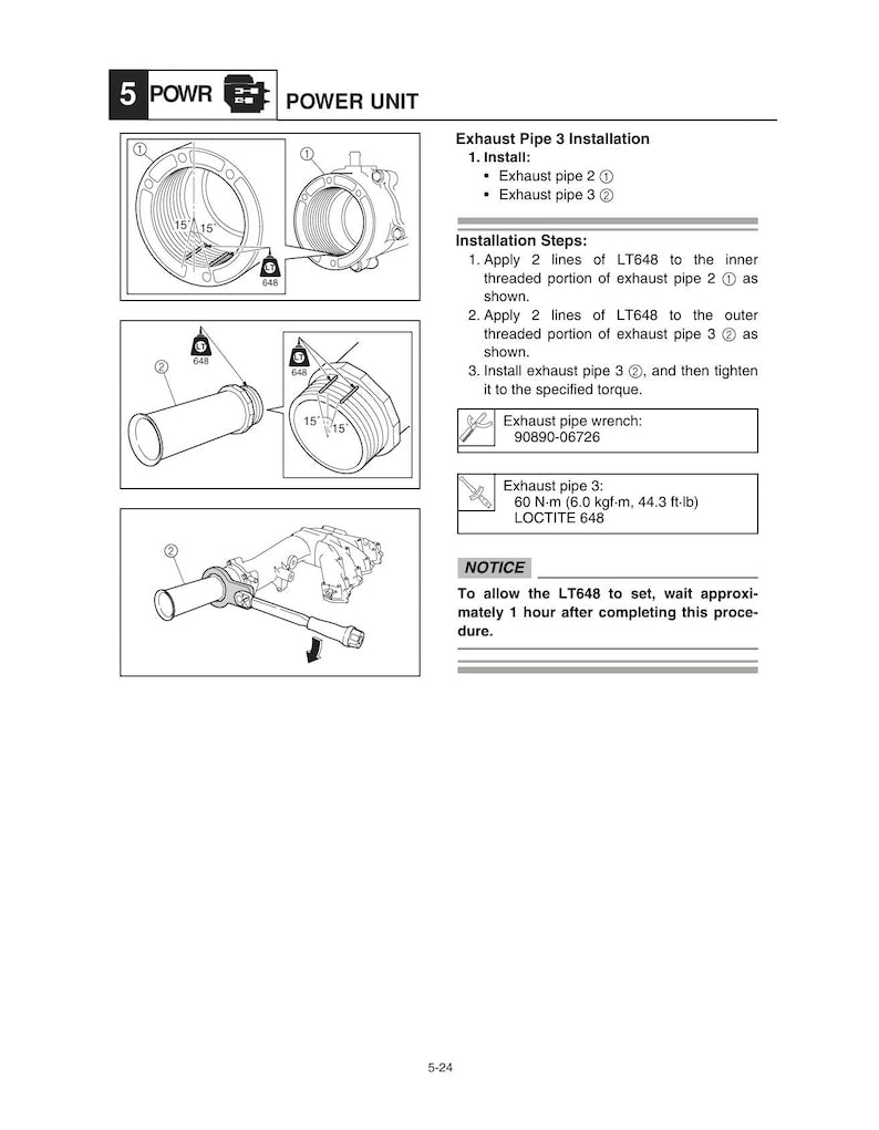 Yamaha AR240 SX240 242 Limited Sport Boat Service Manual service manual preview page 6