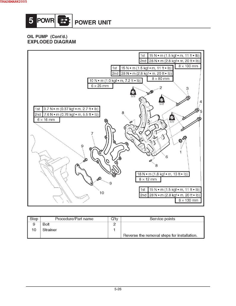 Yamaha AR230 SX230 High Output Service Manual 2005-2009 Jet Boat service manual preview page 10
