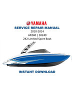 Yamaha AR240 SX240 242 Limited Sport Boat Service Manual PDF service repair manual cover