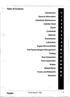 Triumph Tiger 1050 Service Manual service manual preview page 4