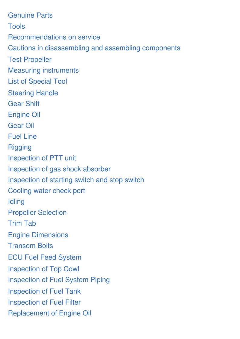 Tohatsu MFS25 MFS30 Service Manual service manual preview page 7