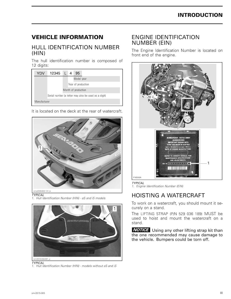 Sea-Doo 4-Tec GTI GTX RXT rxp wake Service Manual 2015-2019 pwc service manual preview page 2