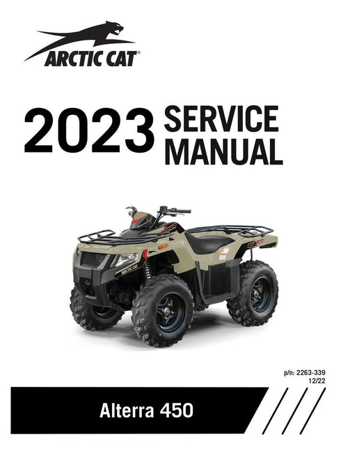 Arctic Cat Alterra 450 Service Manual service manual preview page 2