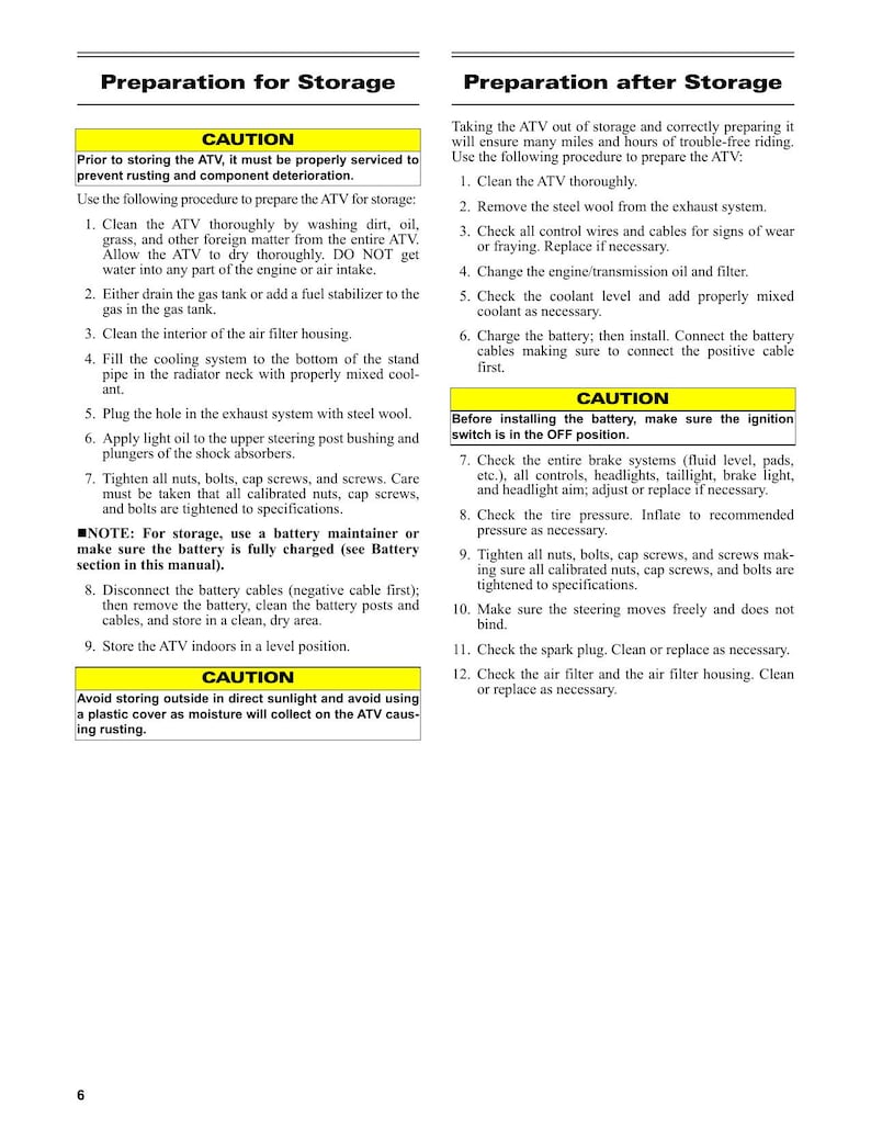 Arctic Cat Alterra 450 Service Manual service manual preview page 7
