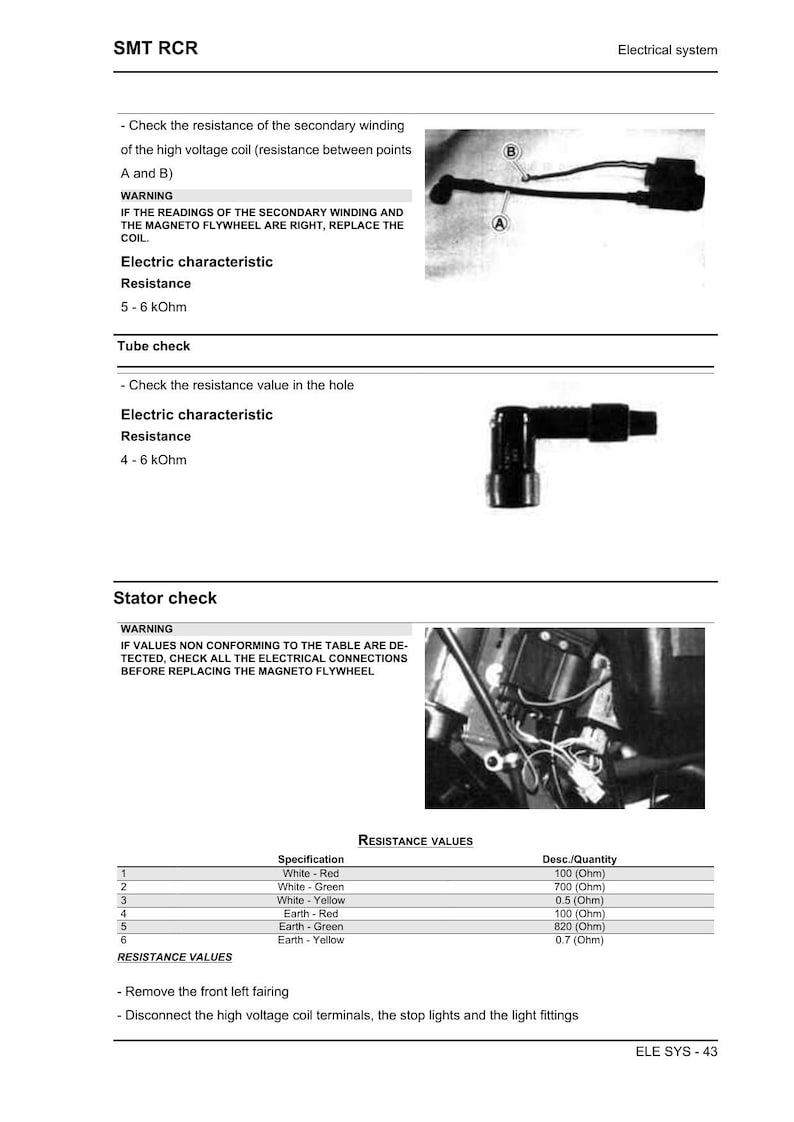 Gilera SMT RCR 50 Service Manual service manual preview page 3