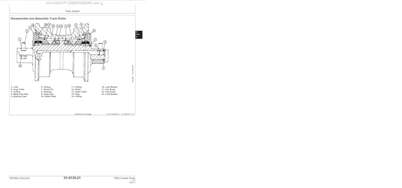 John Deere 700H Crawler Dozer Service Manual service manual preview page 9