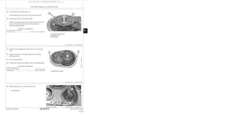 John Deere 700H Crawler Dozer Service Manual service manual preview page 4