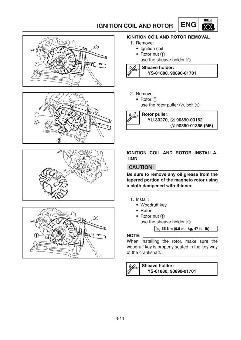 Yamaha EF2400iS Generator Service Manual service manual preview page 9