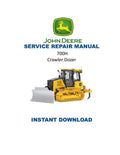 John Deere 700H Crawler Dozer Service Manual PDF service repair manual cover